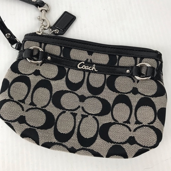 Coach Purse Signature Wristlet Handbag - Picture 2 of 4